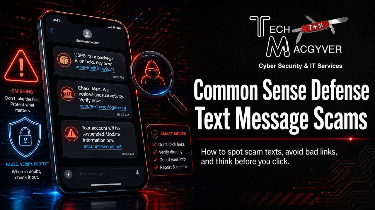Cybersecurity Awareness Spotting Text (SMS)Scams