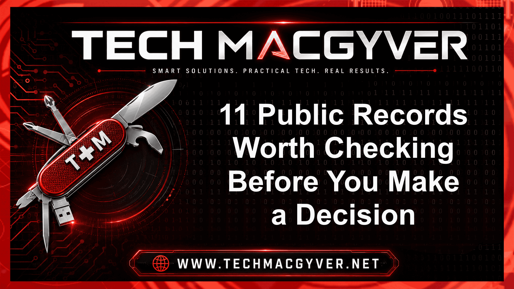 11 Public Records Worth Checking Before You Make a Decision