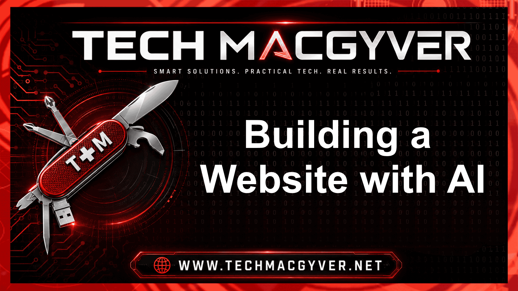 TechMacGyver Blog image - Building a Website with AI