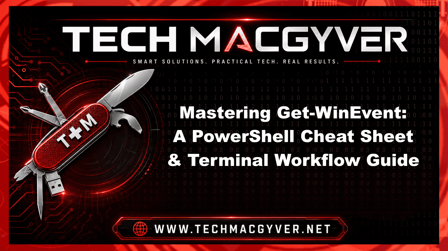 TechMacGyver-Blog Featured Image for Mastering-Get-WinEvent